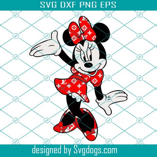 Minnie mouse supreme svg, Minnie mouse svg, supreme svg