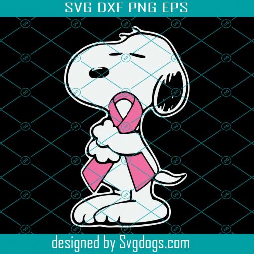 Snoopy Ribon Pink Breast Cancer Svg, Breast Cancer, Breast Cancer Svg, Breast Cancer Svg