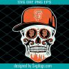 San Francisco Sugar Skull Svg, San Francisco Giants Svg, Skull Svg