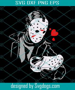 Jason Loves Crocs Svg, Halloween Svg