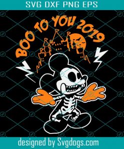 Boo to you svg, Mickey halloween svg, mickey svg