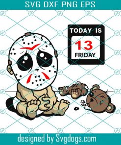 Baby Jason Friday Svg, Halloween Svg