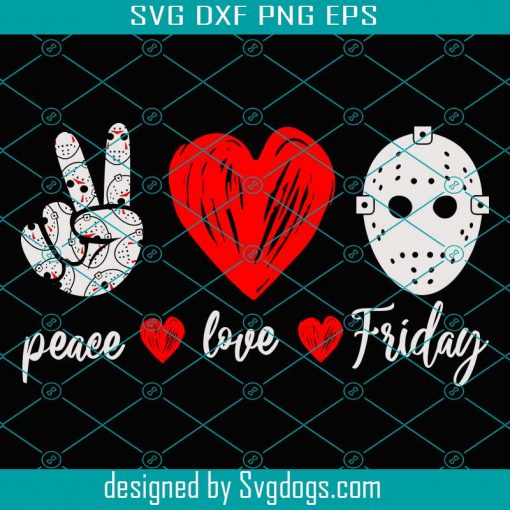 Peach Love Friday Svg, Peach Love Halloween Svg, Halloween Characters Shirt Svg, Halloween Svg