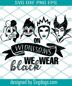 On Wednesdays we Wear Black Svg, Addams Family Svg, Wednesday Adams Shirt Svg