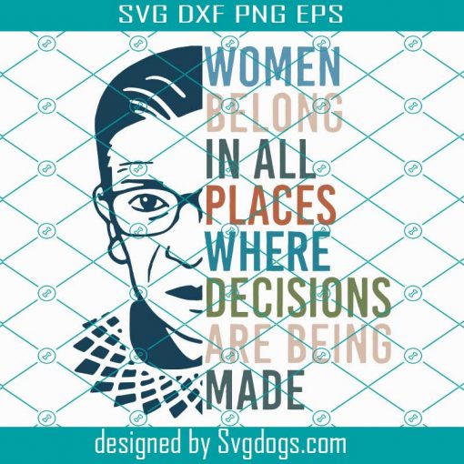 Ruth Bader Ginsburg Mouse Pad Svg, Gift for Her Svg, Gift for Mom Svg, Gift for Her Svg, Birthday Gift Svg