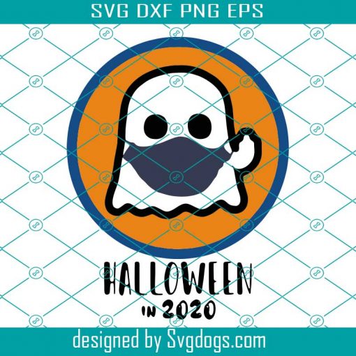 2020 Is Boo Sheet Halloween Svg, Ghost SVG, Cute Ghost Svg, Ghost Mask SVG