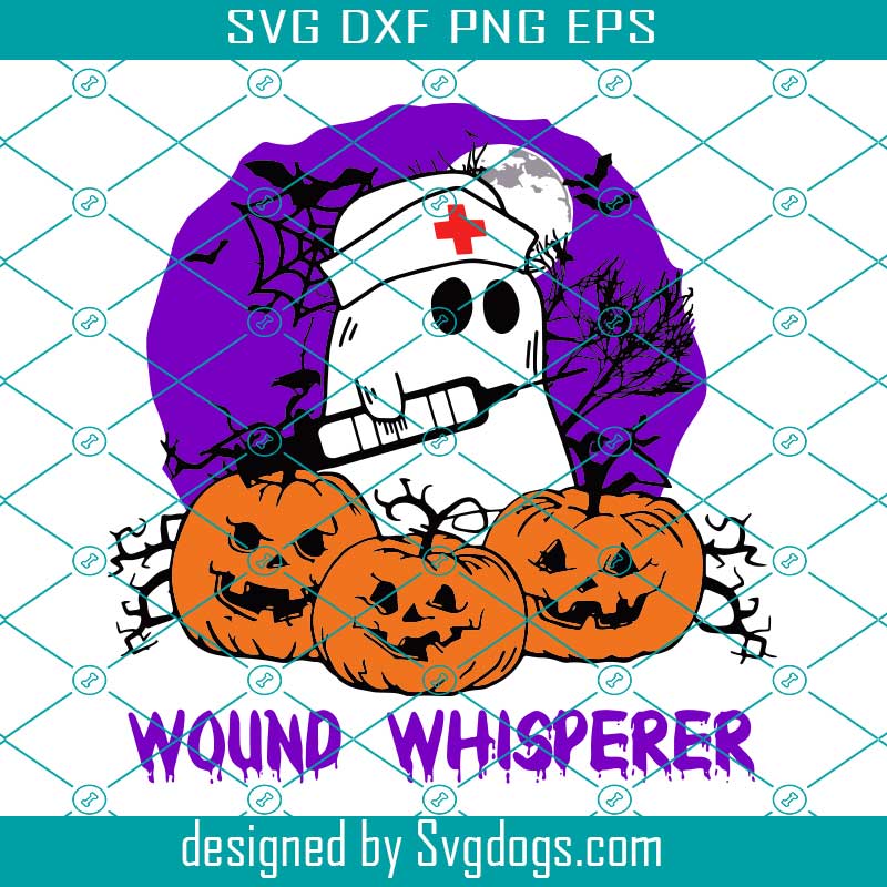 Download Wound Whisperer Nurse Ghost svg,svg, halloween shirt svg ...