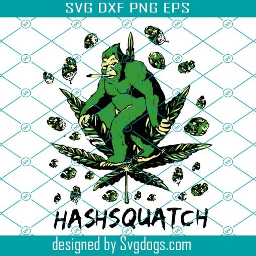 Hashsquatch Svg, Smoke Svg, Cannabis Svg, Weed Svg