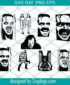 The Shining Heres Johnny Svg, All word and no play makes jack a dull boy Svg