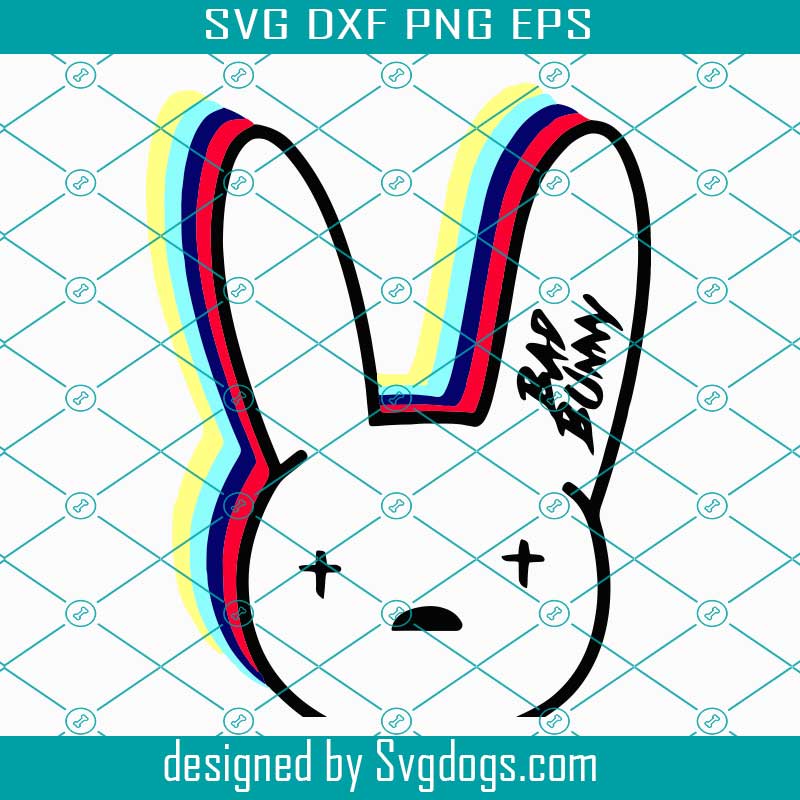 Bad Bunnytrending Svg Bad Bunny Svg Conejo Malo Svg Face Mask Bad