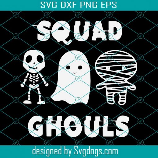 Squad Ghouls Svg, Halloween Gift Svg, Happy Halloween Day Svg, Boo Boo Svg