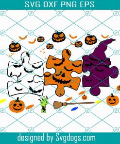 Autism Halloween Svg, Halloween Party Svg, Witch Svg, Autism Halloween Svg