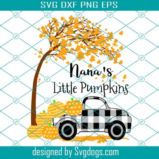 Nanas Little Pumpkins SVG, Little Pumpkins SVG, Pumpkins SVG, Checked Car SVG, Autumn Tree SVG