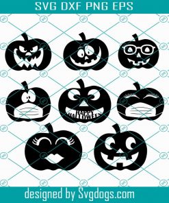 Pumpkins SVG, Jack O Lantern SVG, Pumpkin Faces SVG, Happy Halloween Svg