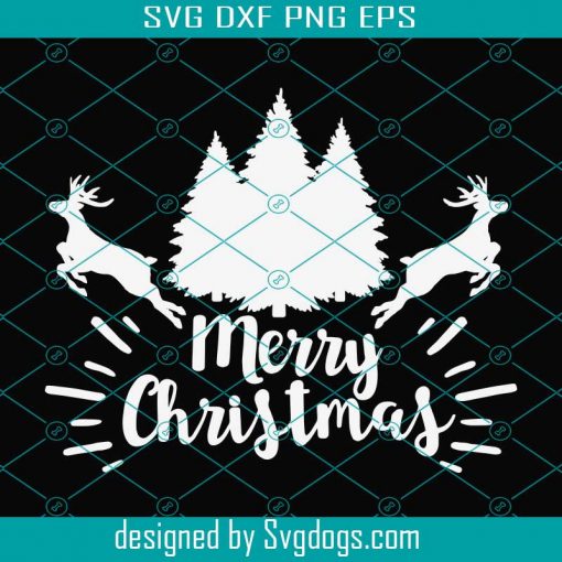 Christmas svg, Merry Christmas svg,  Reindeer svg, Tree svg, Holiday svg, Winter svg