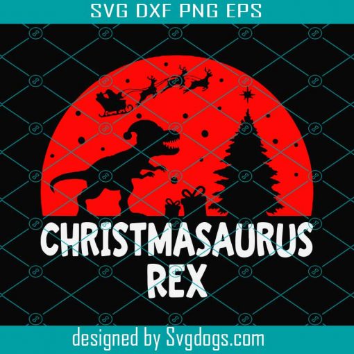Christmasaurus svg, Christmasaurus Rex Svg, Christmas svg, Funny Christmas svg, T-Rex svg