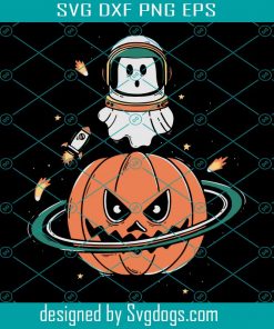 Boo Astronaut Svg, Boo Halloween Svg,  Boo Svg, Boo Astronaut Svg