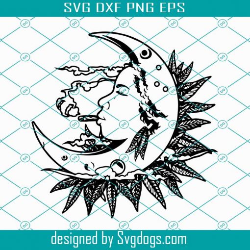 High as the Moon Svg,Afro Smoking Joint, Weed svg , Cannabis Svg,Marijuana svg, Afro high Smoking svg, Smoking weed svg