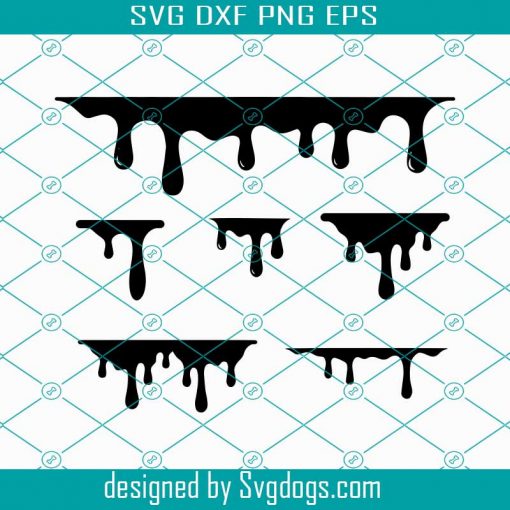 Dripping borders svg dripping svg Dripping borders cut files Dripping borders png Dripping borders image Paint drip svg