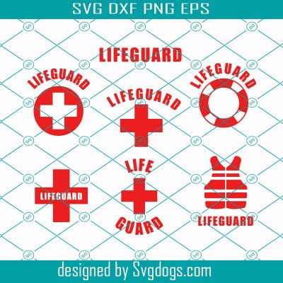 Download Lifeguard SVG Bundle, Life Guard Svg Files for Cricut, Red ...