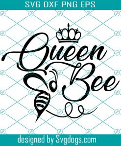 Queen Bee SVG, Queen Bee png, Boss SVG