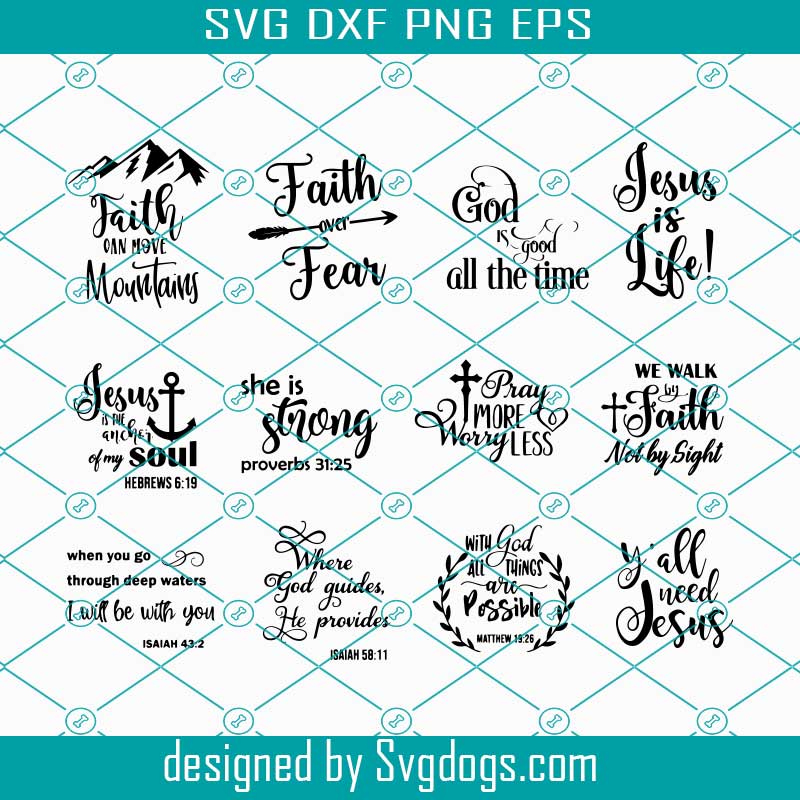 Download Religious Svg Bundle Bundle Svg Bible Verse Svg Religion Sign Christian Svg Faith Over Fear Svg Svg Files For Cricut Svgdogs