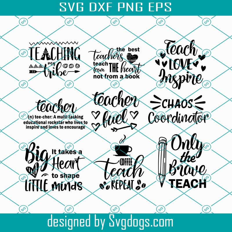 Download Clip Art Art Collectibles Svg Png Dxf Eps Teacher Svg Schcool Svg Funny Teacher Teacher Bundle Svg Teacher Life Svg Teacher Quotes Kids Svg Teach Svg