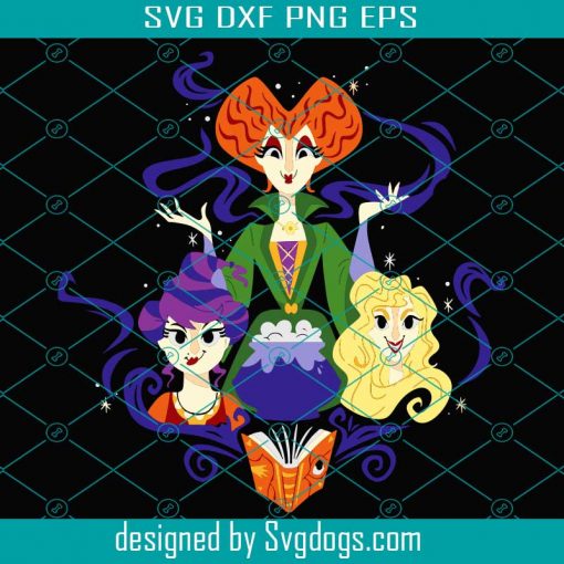 We Are Friendly Witch Svg, Halloween Svg, Witch Svg, Book Svg, Magical Book Svg