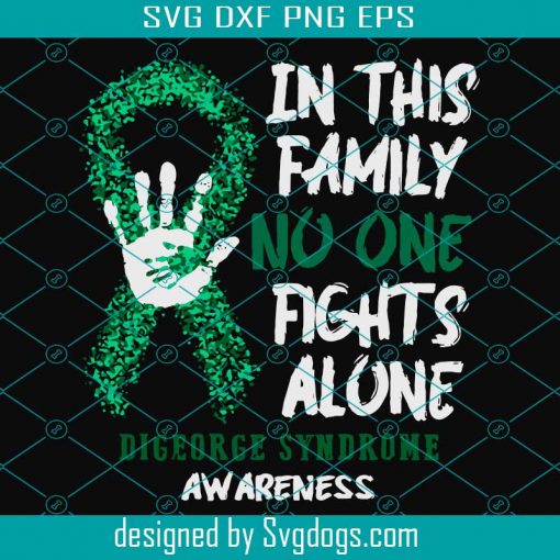 In This Family No One Fights Alone Svg, Trending Svg, No One Fights Alone, Family Svg