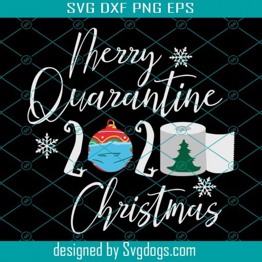 Merry Quarantine 2020 Christmas Svg, Christmas Svg, Face Mask 2020, Quarantine Svg, Coronavirus Svg