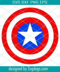 Captain America Shield Logo Marvel SVG, Marvel Svg, Logo Svg