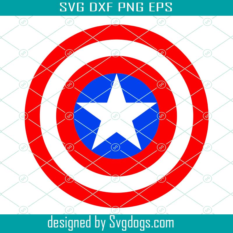 Captain America Shield Logo Marvel SVG, Marvel Svg, Logo Svg