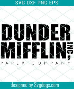 Dunder Mifflin Paper Company The Office SVG,EPS,JPG,png,Digital Download