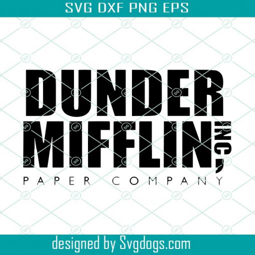 Dunder Mifflin Paper Company The Office SVG,EPS,JPG,png,Digital Download