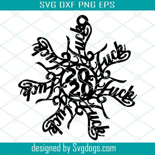 Fuck Ornament Svg, Holiday Ornament SVG, Christmas Svg