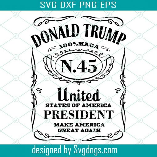 Trump 2020 Daniels Style SVG,Donald Trump Vector Files, Trump Svg. Trump 2020 Svg