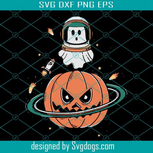 Boo Astronaut Svg, Boo Halloween Svg,  Boo Svg, Boo Astronaut Svg