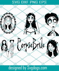 Corpse Bride Svg, Halloween Svg, Bundle Halloween Svg, Corpse Bride Bundle Svg