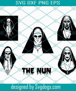 The Nun Svg, Halloween Svg, The Nun Bundle Svg