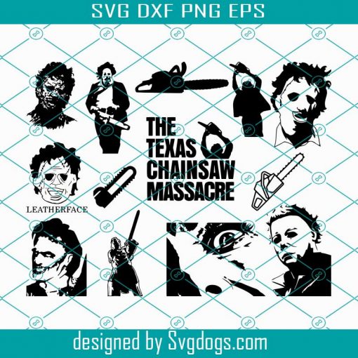 Leatherface Bundle Svg, Halloween Svg, MIchael Myers Svg, Leatherface Svg