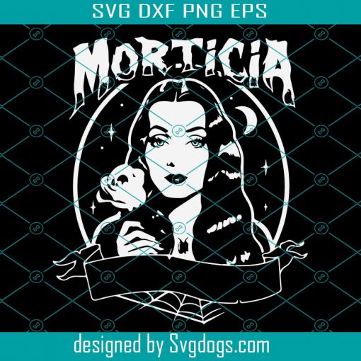 Morticia SVG, Adams Family Svg, Halloween Printables Svg, Halloween Decor Svg