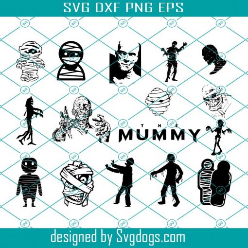 The Mummy Svg, The Mummy Bundle Svg, Halloween Svg