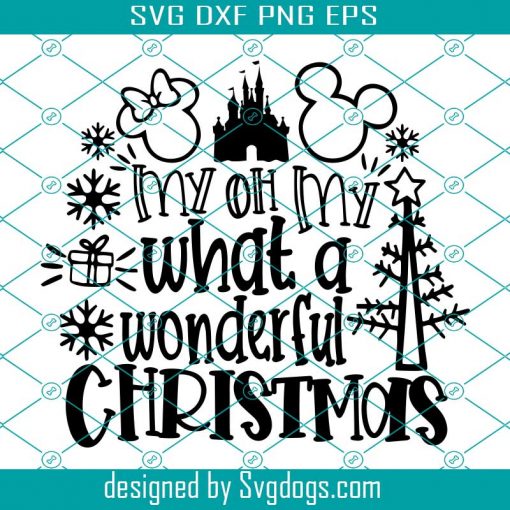 Disney Christmas Svg, Minnie Christmas Svg, My Oh My Svg, Minnie Mouse Svg