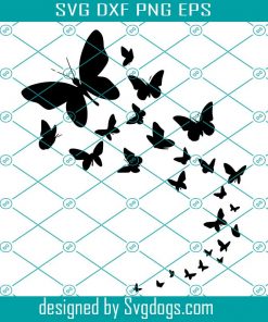 Butterfly SVG, Cricut SVG, Vinyl, Silhouette of Butterflies svg