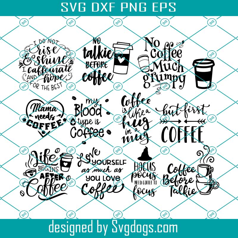 Download Coffee Bundle SVG, Love Iced Coffee, Mug, Quotes, Cricut ...