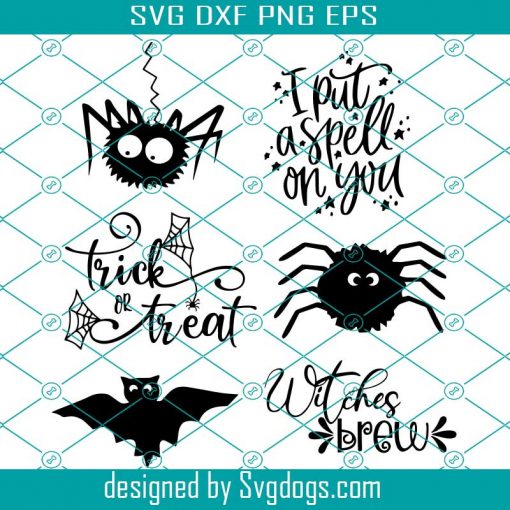 Halloween Bundle SVG, Trick Or Treat SVG, Witches Brew Svg, I Put a Spell on You Svg