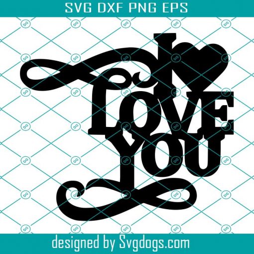 I Love You Cake Topper svg, Engagement svg, Wedding svg, Bridal Shower Party svg, Cricut SVG