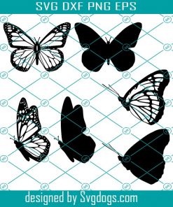 Layered Butterfly Bundle Cricut SVG Files, Butterflies, Starbucks Cup, T-shirt Vinyl, Stickers