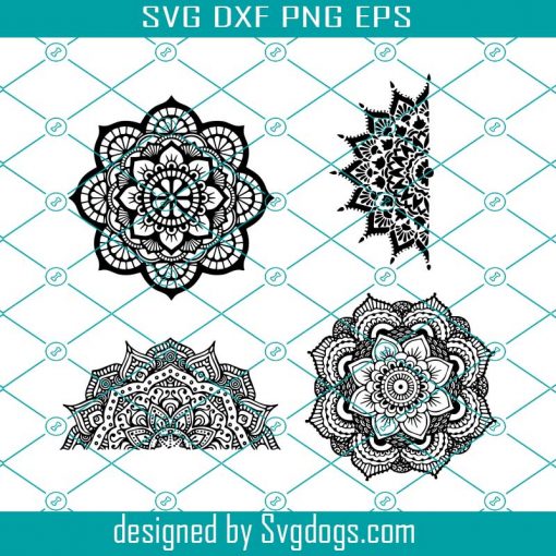 Mandala Bundle SVG, Mandala PNG, Mandala Svg, Line Art, Abstract, T-shirt Vinyl, Floral, Cricut