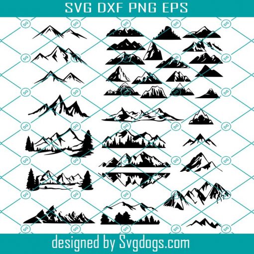 Mountains Bundle Svg,Mountains Svg ,Bundle Svg, SVG, PNG, Digital File, Cricut SVG